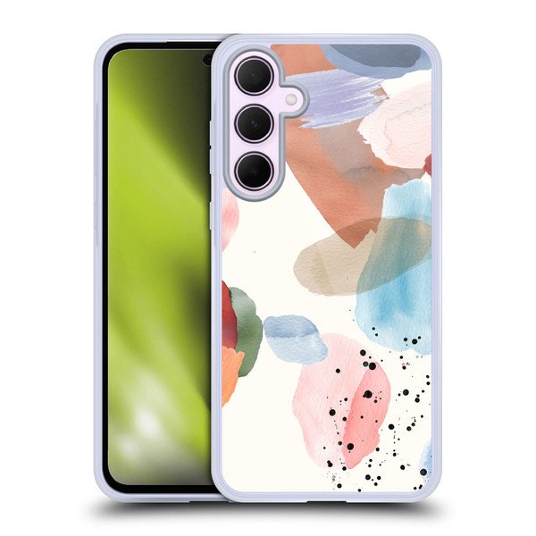 Ninola Pattern Abstract Pastel Soft Gel Case for Samsung Galaxy A35 5G