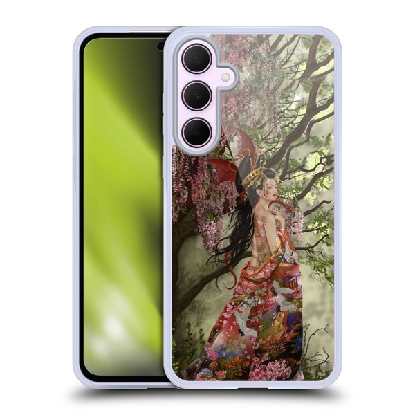Nene Thomas Deep Forest Asian Silk Soft Gel Case for Samsung Galaxy A35 5G