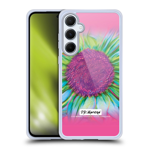 P.D. Moreno Assorted Design Sunflower Soft Gel Case for Samsung Galaxy A55 5G