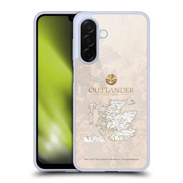 Outlander Seals And Icons Map Soft Gel Case for Samsung Galaxy A26 5G