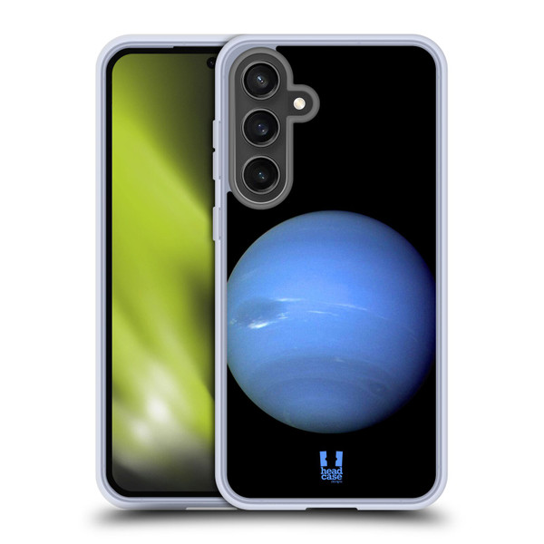 Head Case Designs Outerspace Neptune Soft Gel Case for Samsung Galaxy S24 FE & MagSafe