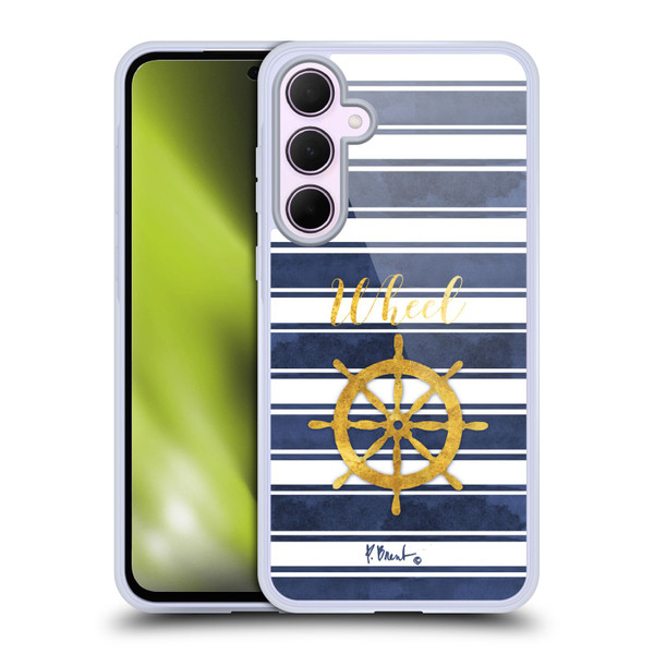 Paul Brent Nautical Wheel Soft Gel Case for Samsung Galaxy A35 5G