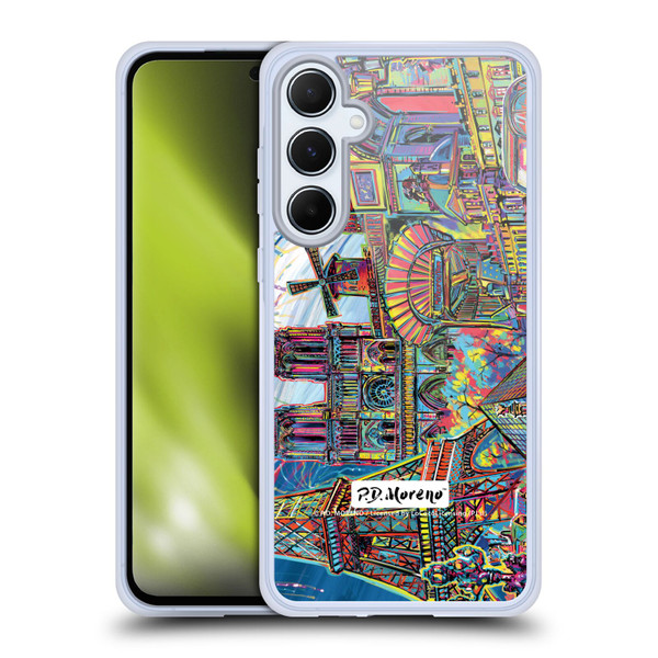 P.D. Moreno Cities Paris 1 Soft Gel Case for Samsung Galaxy A55 5G