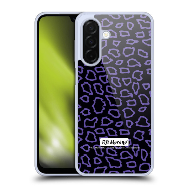 P.D. Moreno Patterns Black Purple Soft Gel Case for Samsung Galaxy A26 5G