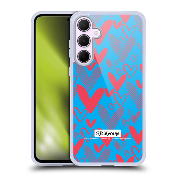 P.D. Moreno Patterns Hearts 2 Soft Gel Case for Samsung Galaxy A35 5G