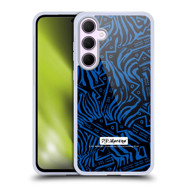 P.D. Moreno Patterns Tribal Zebra Soft Gel Case for Samsung Galaxy A35 5G