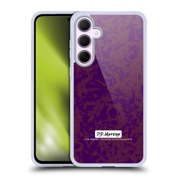 P.D. Moreno Patterns Violet Soft Gel Case for Samsung Galaxy A35 5G