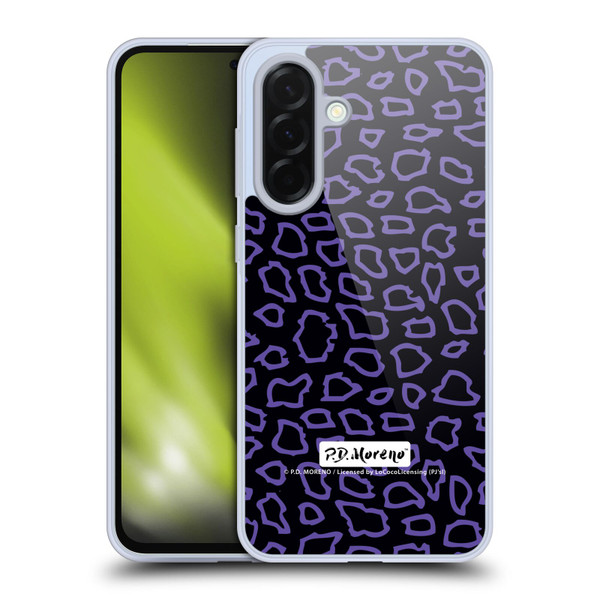 P.D. Moreno Patterns Black Purple Soft Gel Case for Samsung Galaxy A36 5G