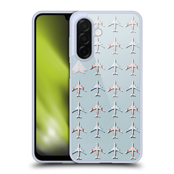 Pepino De Mar Patterns 2 Airplane Soft Gel Case for Samsung Galaxy A26 5G