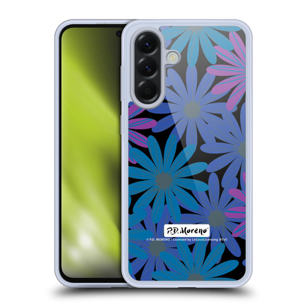 P.D. Moreno Patterns Midnight Daisies Soft Gel Case for Samsung Galaxy A56 5G
