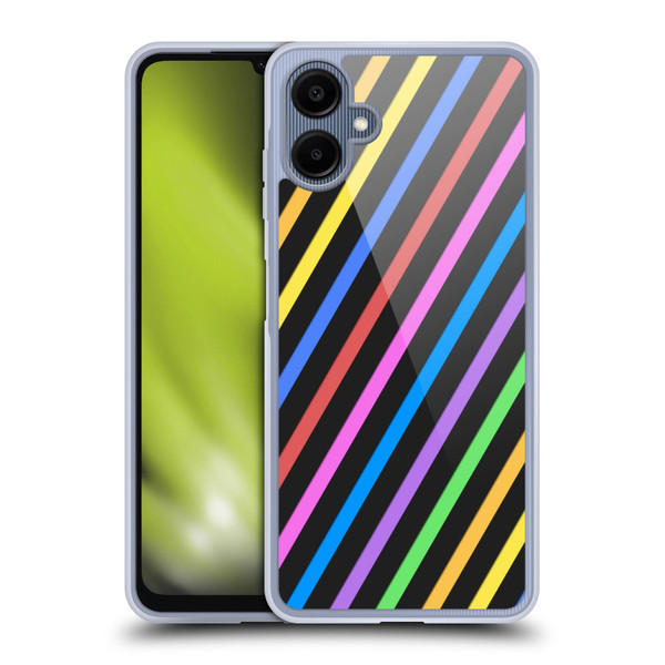 PLdesign Geometric Stripes Soft Gel Case for Samsung Galaxy A06 4G / 5G