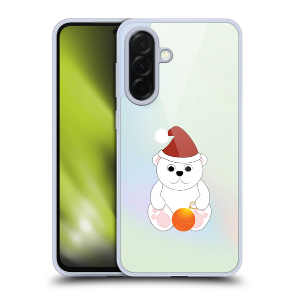 PLdesign Christmas Polar Bear Soft Gel Case for Samsung Galaxy A36 5G