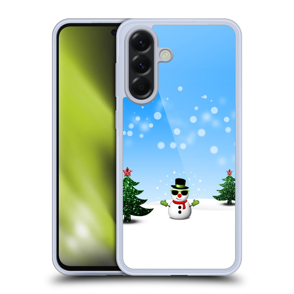 PLdesign Christmas Cool Snowman Soft Gel Case for Samsung Galaxy A56 5G