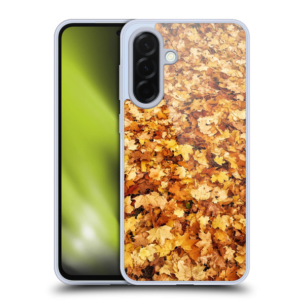 PLdesign Flowers And Leaves Fall Maple Soft Gel Case for Samsung Galaxy A36 5G