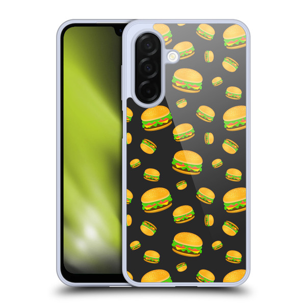 PLdesign Food Patterns Cool Fun Burger Soft Gel Case for Samsung Galaxy A26 5G