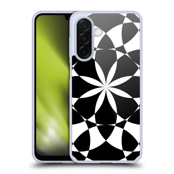 PLdesign Geometric Black And White Soft Gel Case for Samsung Galaxy A26 5G