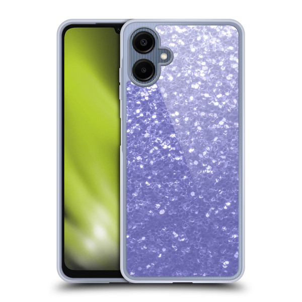 PLdesign Sparkle Prints Lavender Soft Gel Case for Samsung Galaxy A06 4G / 5G