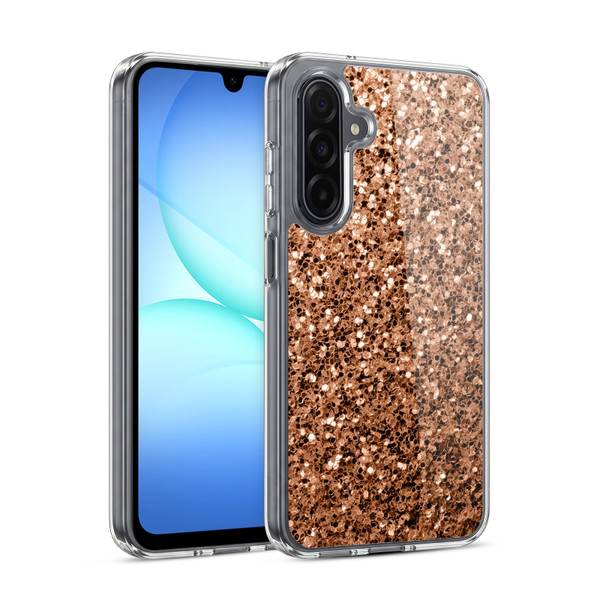 PLdesign Sparkle Prints Bronze Soft Gel Case for Samsung Galaxy A17 4G / 5G