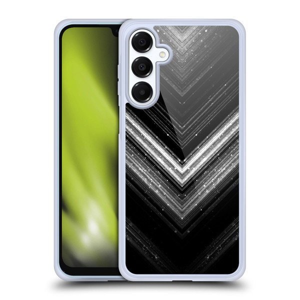 PLdesign Sparkly Metallic Silver Soft Gel Case for Samsung Galaxy A16 5G & MagSafe