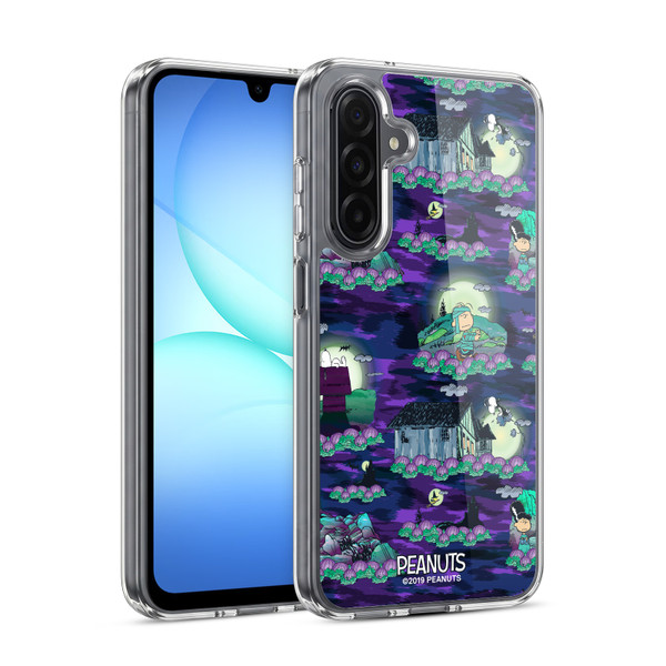 Peanuts Spooktacular Snoopy Patterns Soft Gel Case for Samsung Galaxy A17 4G / 5G