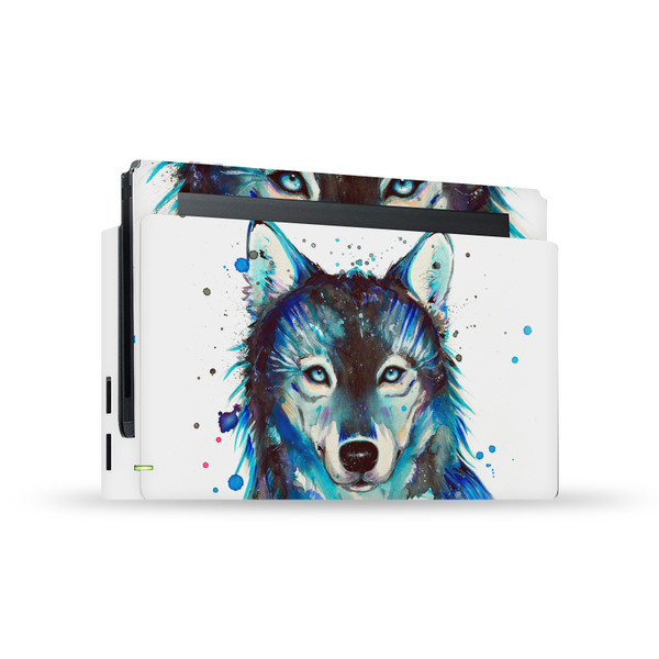 Pixie Cold Art Mix Ice Wolf Vinyl Sticker Skin Decal Cover for Nintendo Switch Console & Dock