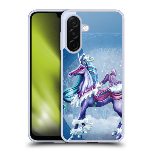 Rose Khan Unicorns Winter Blue Soft Gel Case for Samsung Galaxy A26 5G