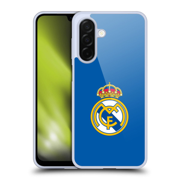 Real Madrid CF Origin Plain Logo Blue Soft Gel Case for Samsung Galaxy A26 5G
