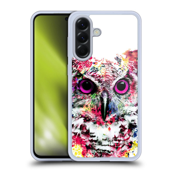 Riza Peker Animals Owl Soft Gel Case for Samsung Galaxy A56 5G