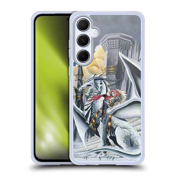 Ruth Thompson Dragons 2 Warring Tribes Soft Gel Case for Samsung Galaxy A55 5G