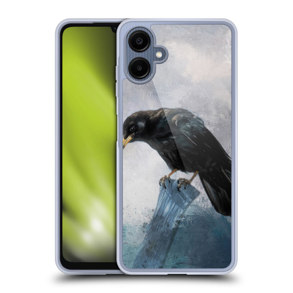 Simone Gatterwe Animals 2 Black Crow Soft Gel Case for Samsung Galaxy A06 4G / 5G