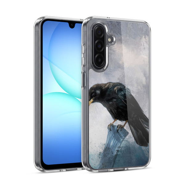Simone Gatterwe Animals 2 Black Crow Soft Gel Case for Samsung Galaxy A17 4G / 5G