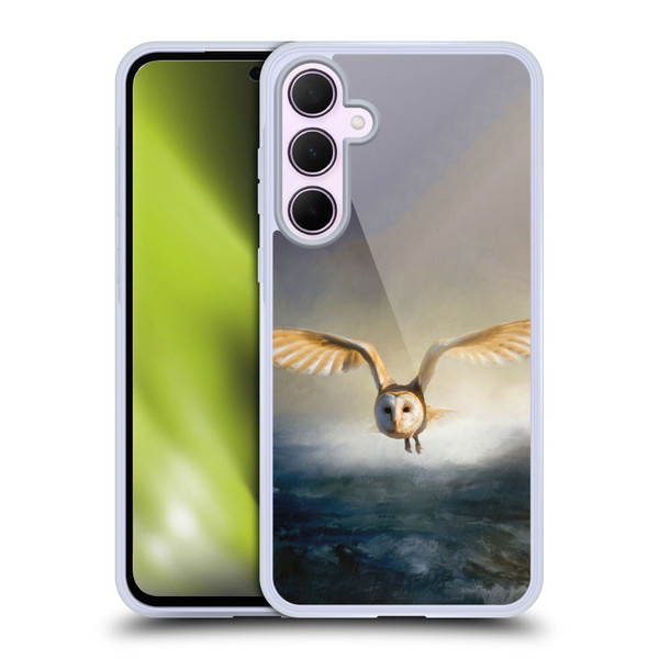 Simone Gatterwe Animals 2 Barn Owl Soft Gel Case for Samsung Galaxy A35 5G