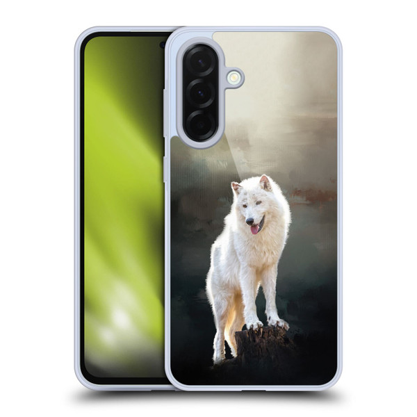 Simone Gatterwe Animals 2 Arctic Wolf Soft Gel Case for Samsung Galaxy A36 5G