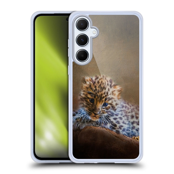 Simone Gatterwe Animals 2 Leopard Cub Soft Gel Case for Samsung Galaxy A55 5G