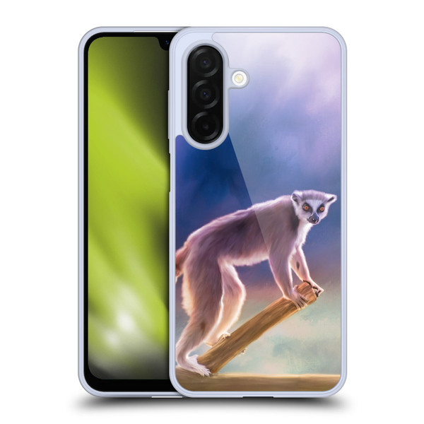 Simone Gatterwe Assorted Designs Ring-Tailed Lemur Soft Gel Case for Samsung Galaxy A26 5G