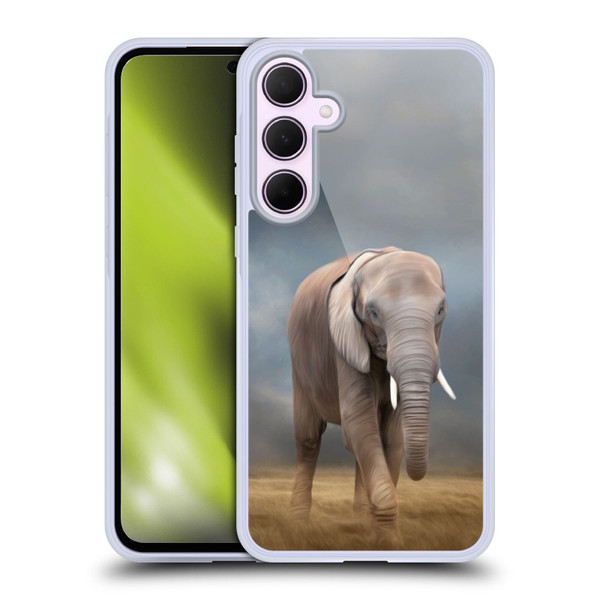 Simone Gatterwe Assorted Designs Elephant Tour Soft Gel Case for Samsung Galaxy A35 5G