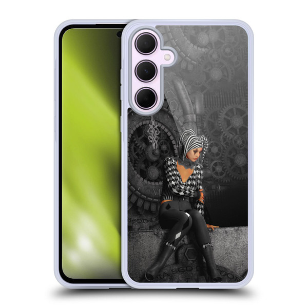 Simone Gatterwe Assorted Designs The Time Runs Off Soft Gel Case for Samsung Galaxy A35 5G