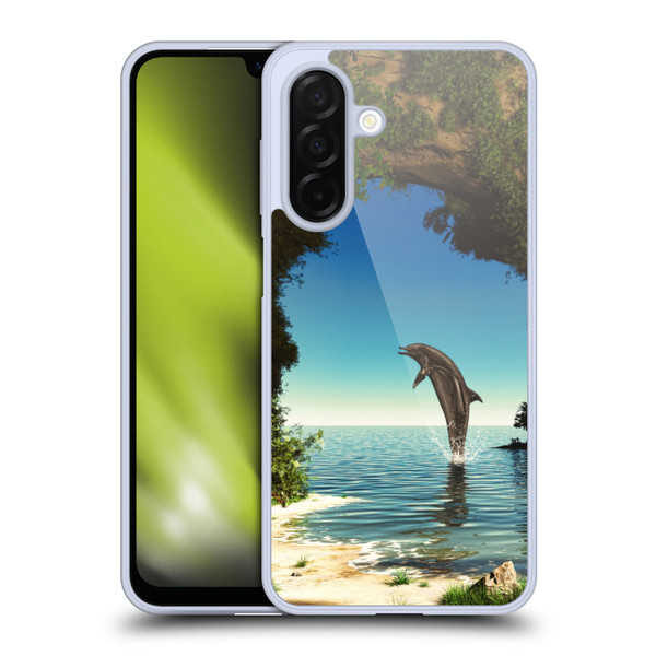 Simone Gatterwe Dolphins Hidden Cave Soft Gel Case for Samsung Galaxy A26 5G