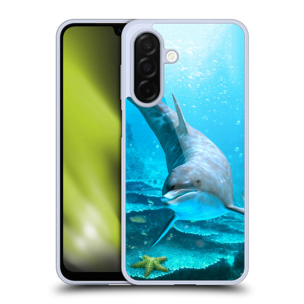 Simone Gatterwe Dolphins Seeking Starfish Soft Gel Case for Samsung Galaxy A26 5G