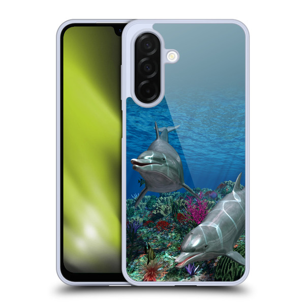 Simone Gatterwe Dolphins Twins Soft Gel Case for Samsung Galaxy A26 5G