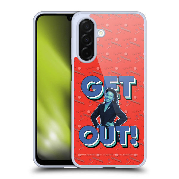 Seinfeld Graphics Get Out! Soft Gel Case for Samsung Galaxy A26 5G