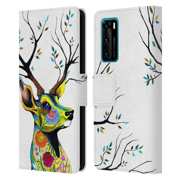 Pixie Cold Animals King Of The Forest Leather Book Wallet Case Cover For Huawei P40 5G