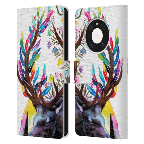 Pixie Cold Animals Memories Leather Book Wallet Case Cover For Huawei Mate 40 Pro 5G