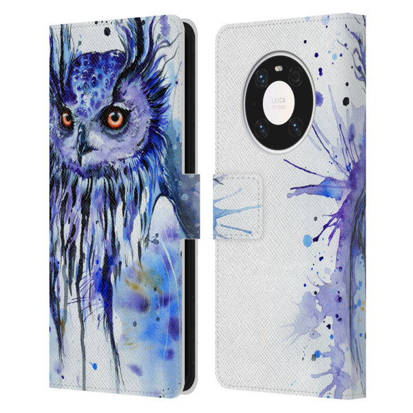 Pixie Cold Animals Secrets Leather Book Wallet Case Cover For Huawei Mate 40 Pro 5G