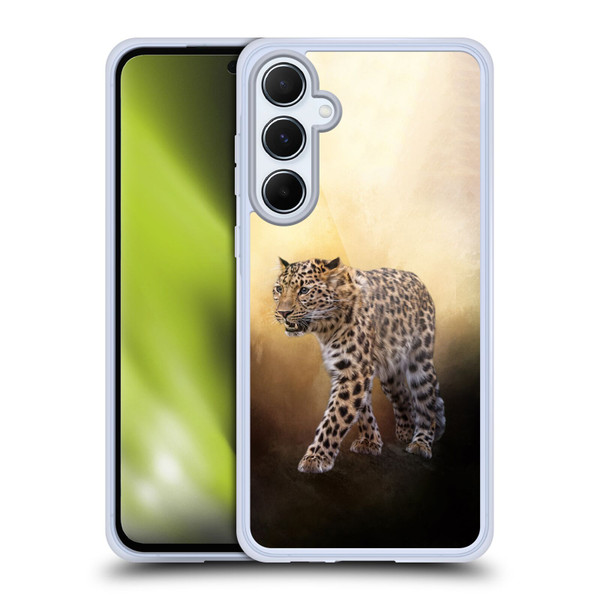 Simone Gatterwe Animals 2 Amur Leopard Soft Gel Case for Samsung Galaxy A55 5G