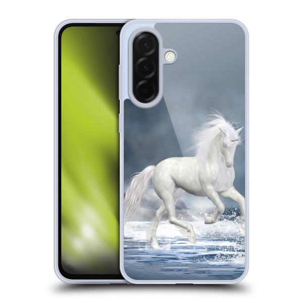 Simone Gatterwe Pegasus And Unicorns Playing Soft Gel Case for Samsung Galaxy A36 5G