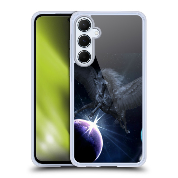 Simone Gatterwe Pegasus And Unicorns Pegasus Soft Gel Case for Samsung Galaxy A55 5G
