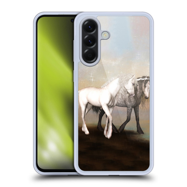 Simone Gatterwe Pegasus And Unicorns Lovers Soft Gel Case for Samsung Galaxy A56 5G