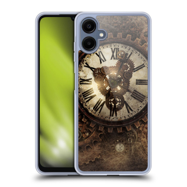 Simone Gatterwe Steampunk Vintage Clock Soft Gel Case for Samsung Galaxy A06 4G / 5G