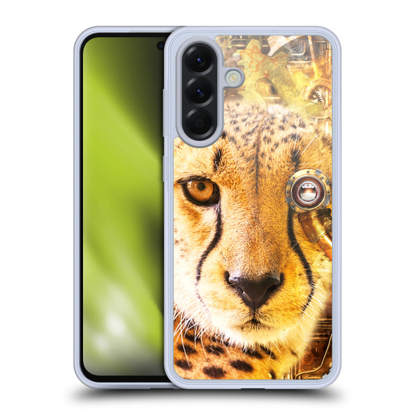 Simone Gatterwe Steampunk Cheetah Soft Gel Case for Samsung Galaxy A56 5G
